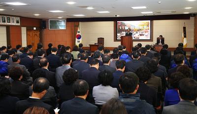 합천군, 2013년 11월 정례조회 개최