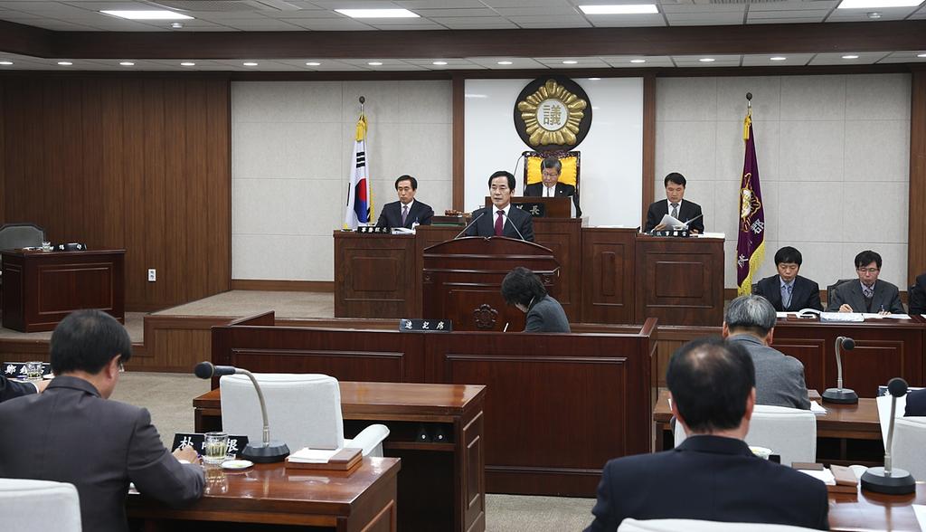하창환 군수 합천군의회 정례회 제1차 본회의서 시정연설 -