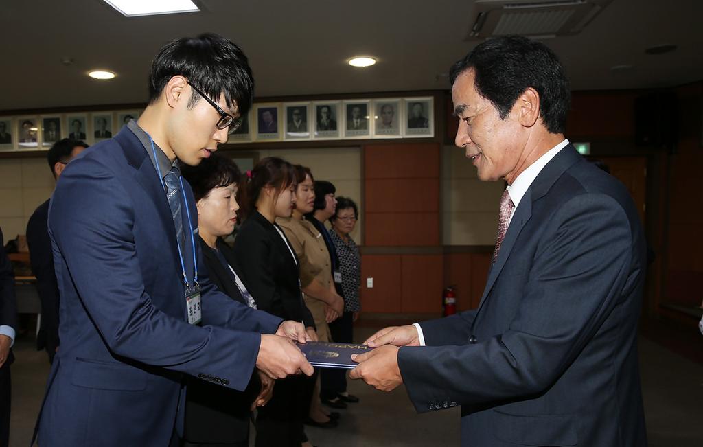 2014년 합천군 신규공무원 임용식
