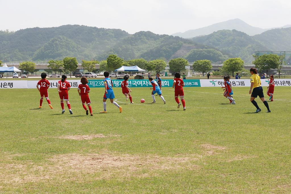 제23회 여왕기 전국여자축구대회 개막경기