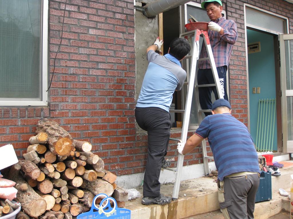 청덕면, 장애인 세대 집수리 봉사 