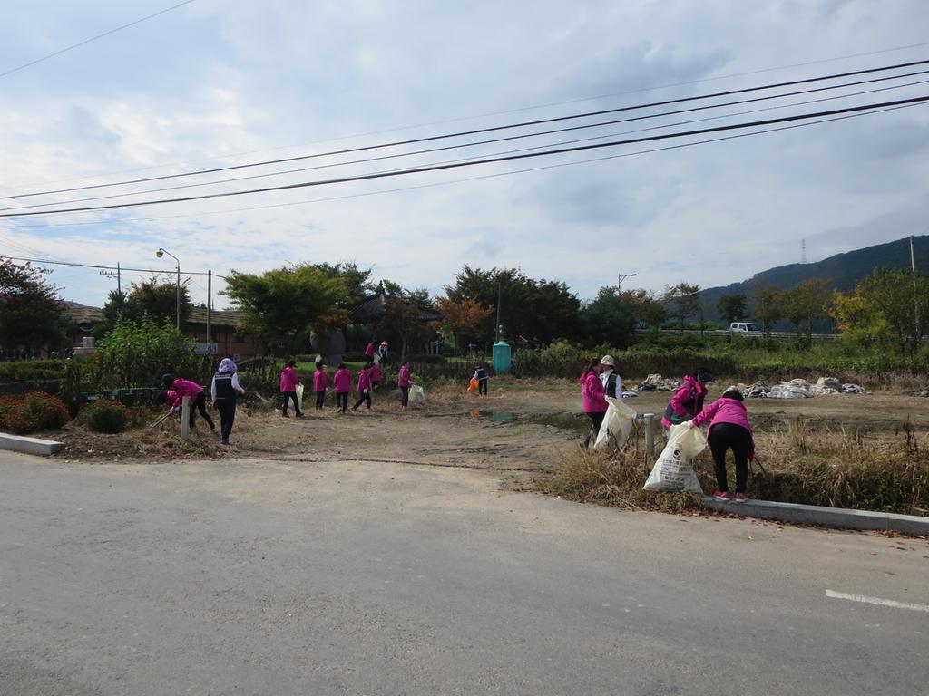 깨끗하고 아름다운 덕곡 만들기 환경정화 활동 전개