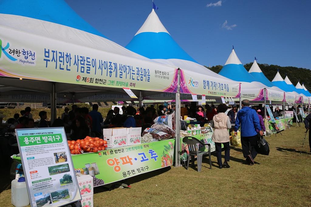제5회 합천군 그린 희망마을 축제 개최