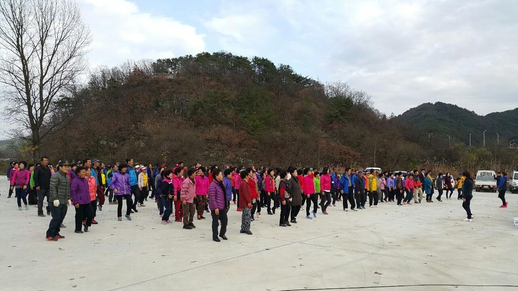 주민 건강증진, 지역 관광지 생태 체험 기회 가져