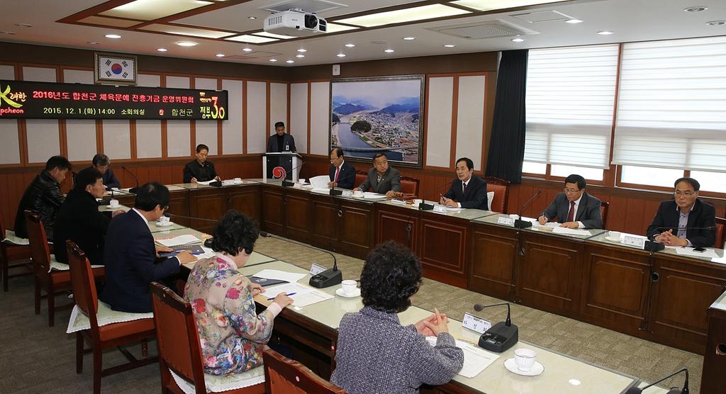 합천군 체육문예 진흥기금 활성화 방안 모색