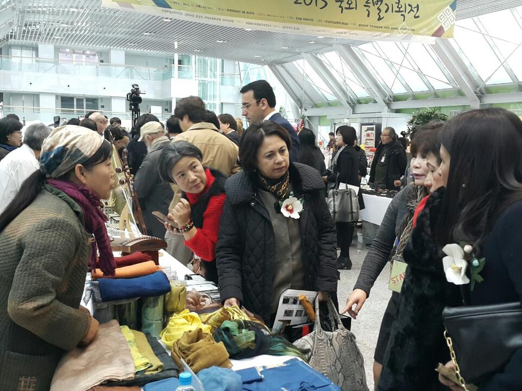 합천군, 천연염색 「2015 국회 특별기획전」참가 