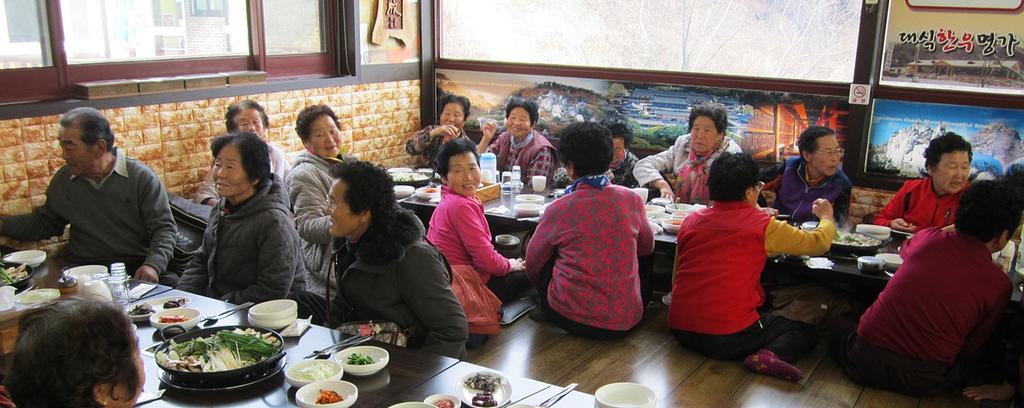 용주면 노인 사회활동 지원사업 자체 평가회 실시