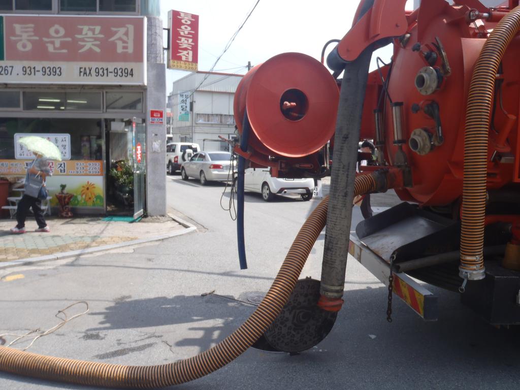 합천군, 설 명절 대비 하수도시설 준설사업 추진