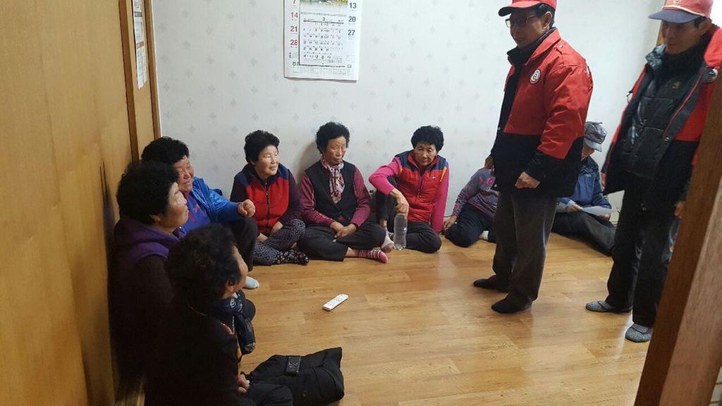 적중면 산불감시원 찾아가는 산불방지 홍보 교육 실시