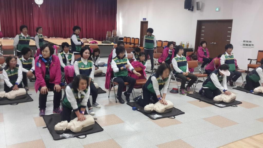 합천군 주부민방위기동대 응급상황 문제 없어요!!