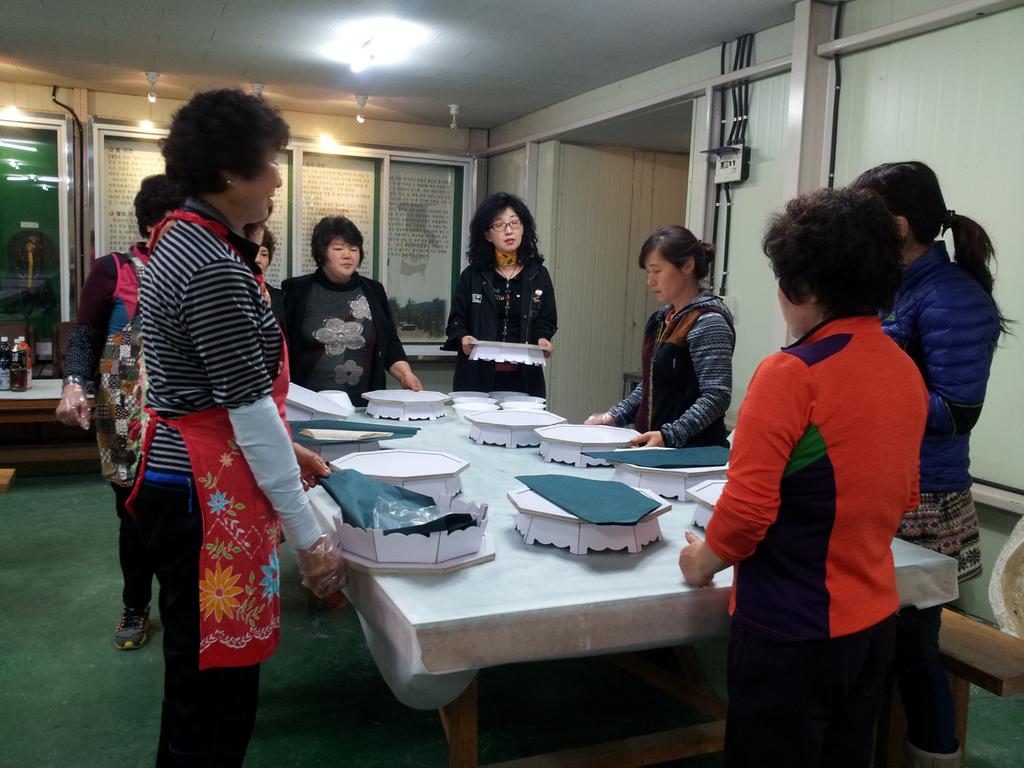 덕곡면 여성취미교실 한지공예 개강 