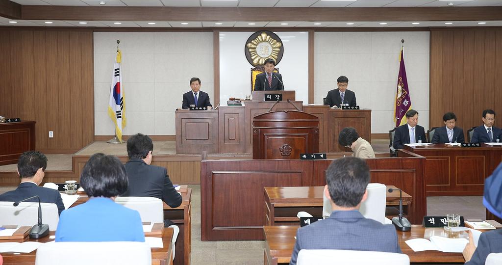 합천군의회 제209회 임시회 개회