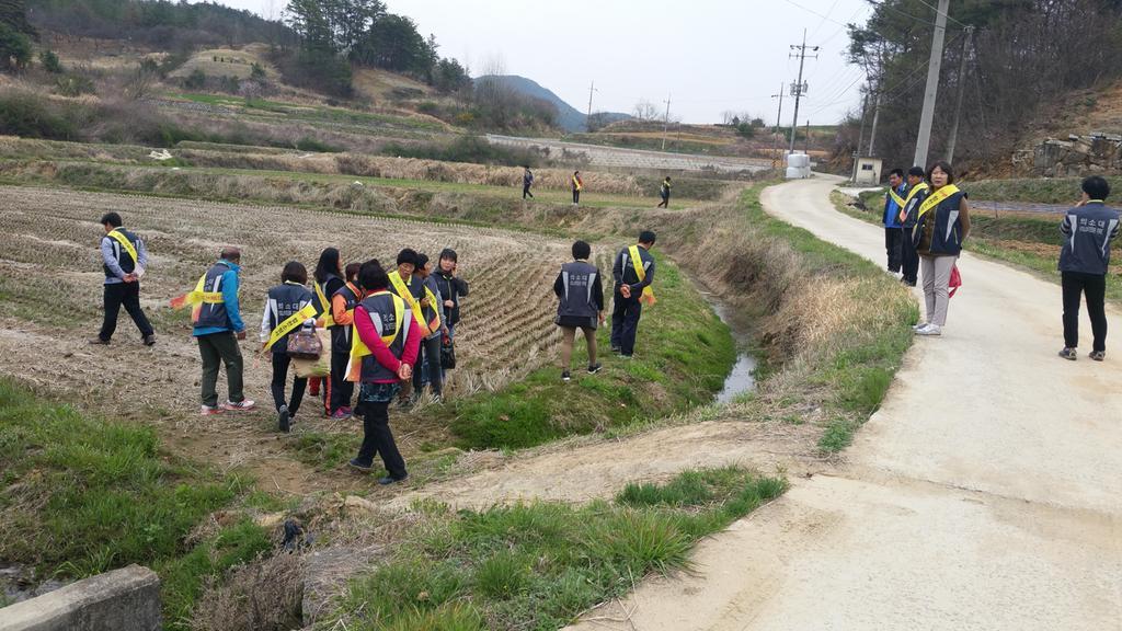 용주면 의용소방대 봄철 산불예방 캠페인 실시!