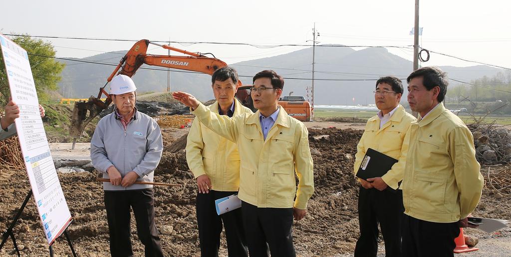 박창권 합천부군수 관내 주요사업장 현장점검 