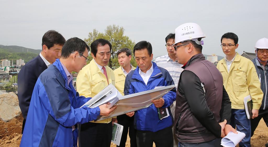 하창환 합천군수 관내 사업장 현장 점검