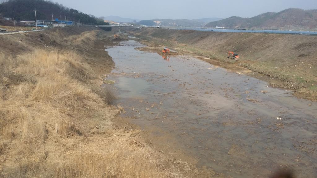 “적중면 하천정비로 풍수해 완벽 대비”
