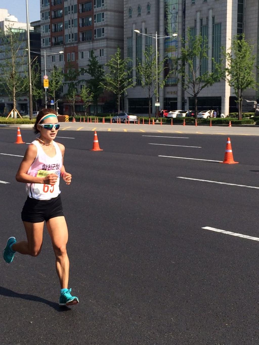 합천군 김지은, 서울국제우먼스하프마라톤대회 국내 2위