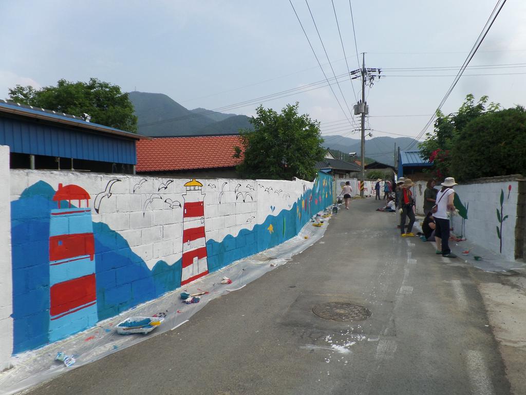 합천군 적중면 정토마을 골목마다 예쁜 벽화!!