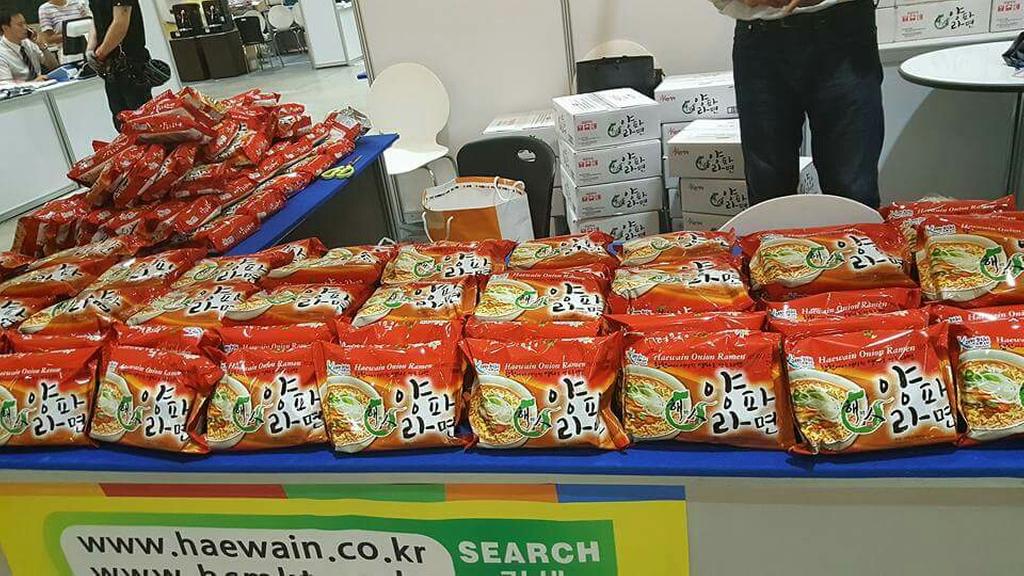 해와人 양파라면 대한민국 라면박람회 인기몰이】