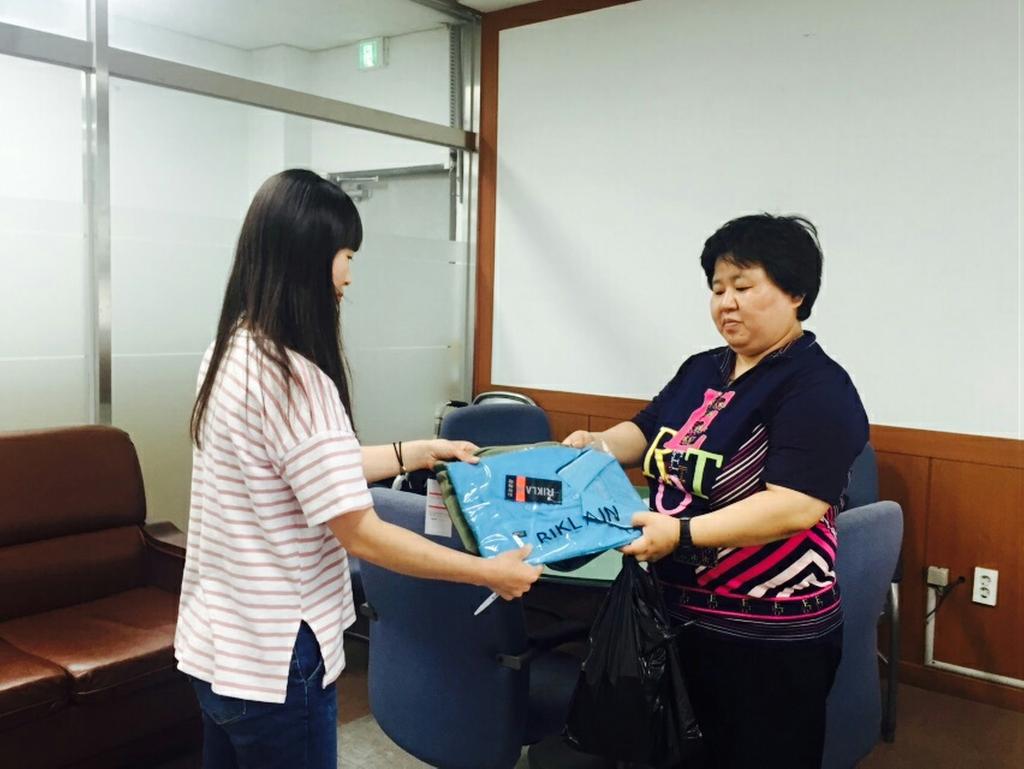 리클라인 이연환 대표(부산), 합천군에 의류 조끼·티셔츠 등 3,000점 기탁