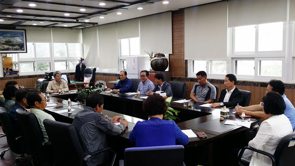 합천읍 사회단체장 회의 개최 