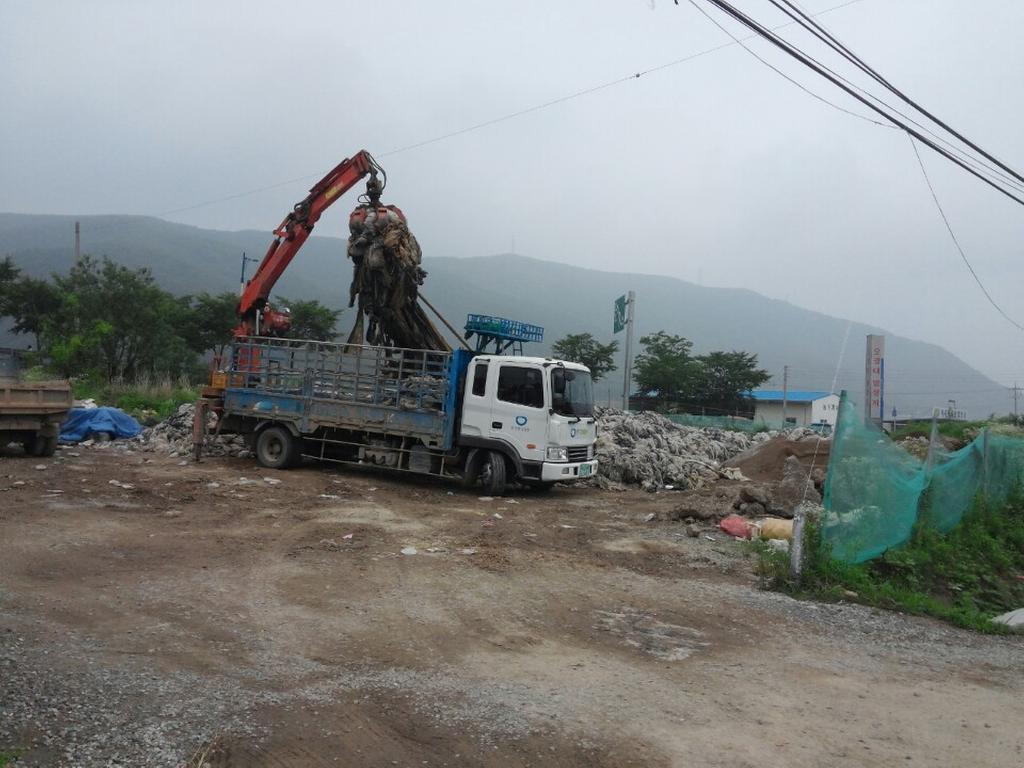 영농폐비닐 수거로 인한 수익금 지역행사추진에 지원