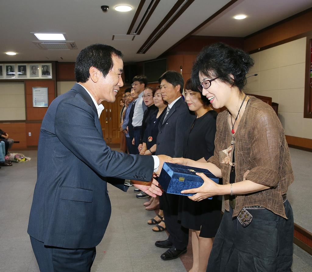 합천군, 2016년 7월 직원 정례조회 개최