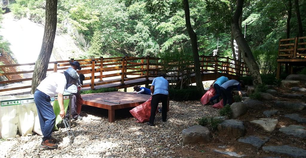 용주면, 하절기 재난재해 대비 환경정화 활동