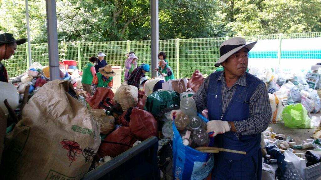 대병면 사회단체 피서철 행락객 맞이 유원지 환경정비 