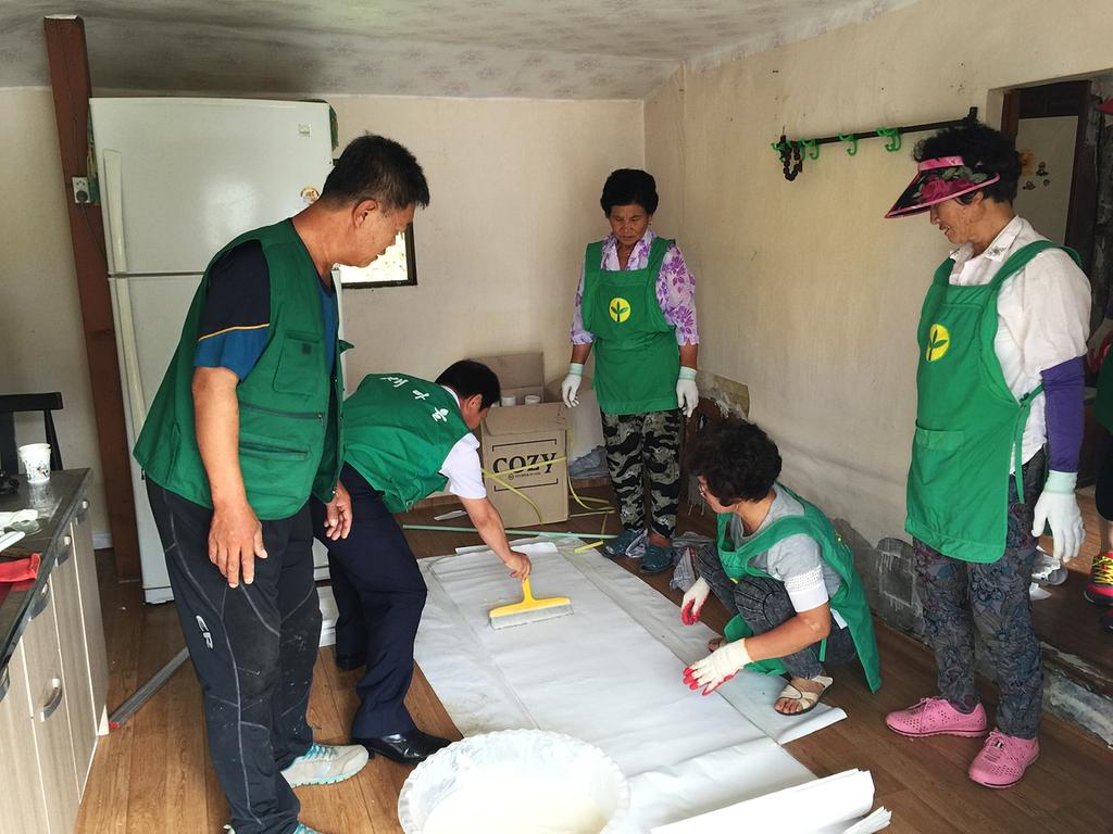 청덕면 새마을협의회, 사랑의 집 수리 봉사