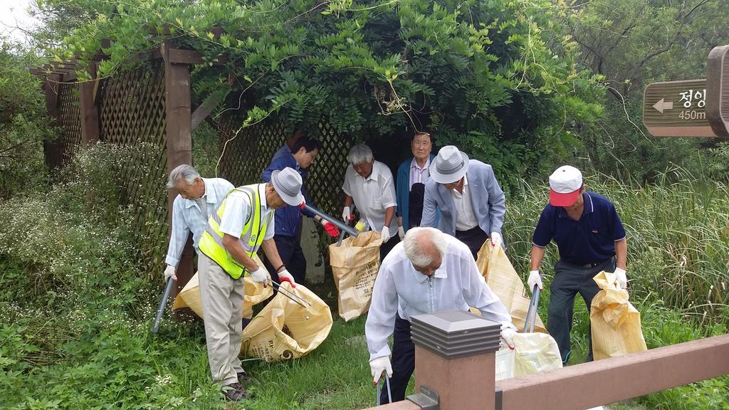 정양늪 생태공원 환경정화활동 실시