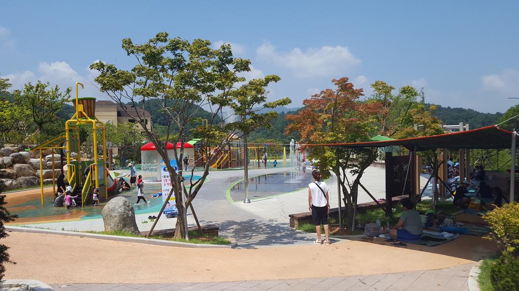 합천 대병회양 물놀이장 어린이에게 인기