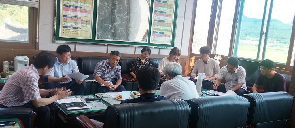 합천군 대양면, 군정주요업무 추진상황 중간 점검