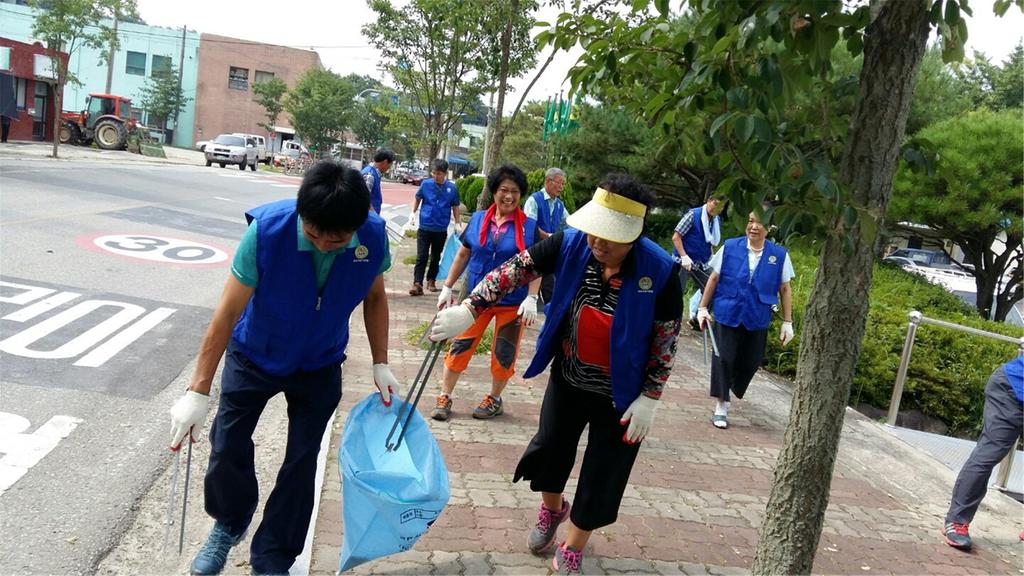 합천군 쌍백면 바르게살기위원회 추석맞이 정화활동 실시