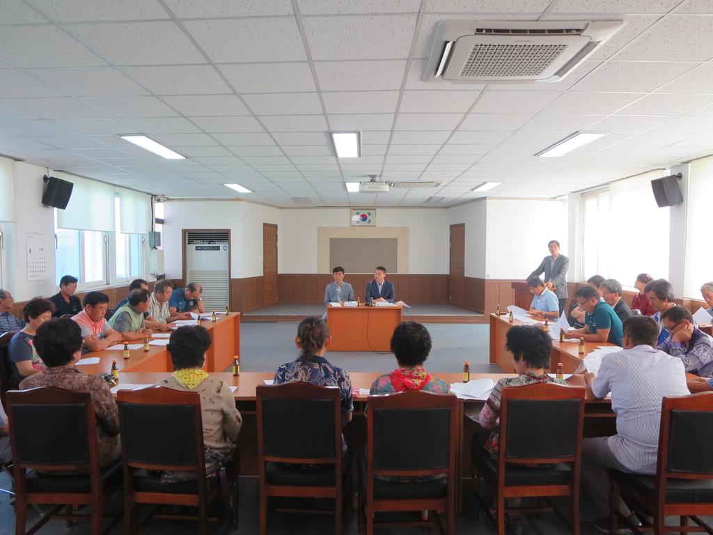 덕곡면, 기관 사회단체장 회의 개최