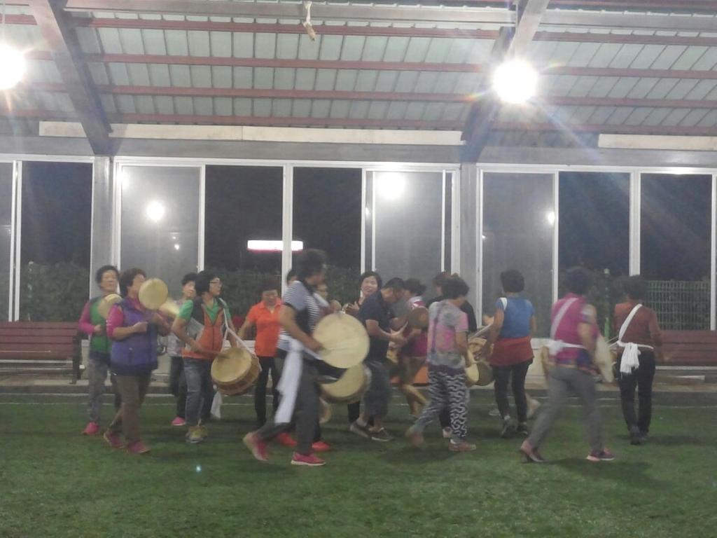 합천군 덕곡면 행복충전, 농악단 풍물연습 한창