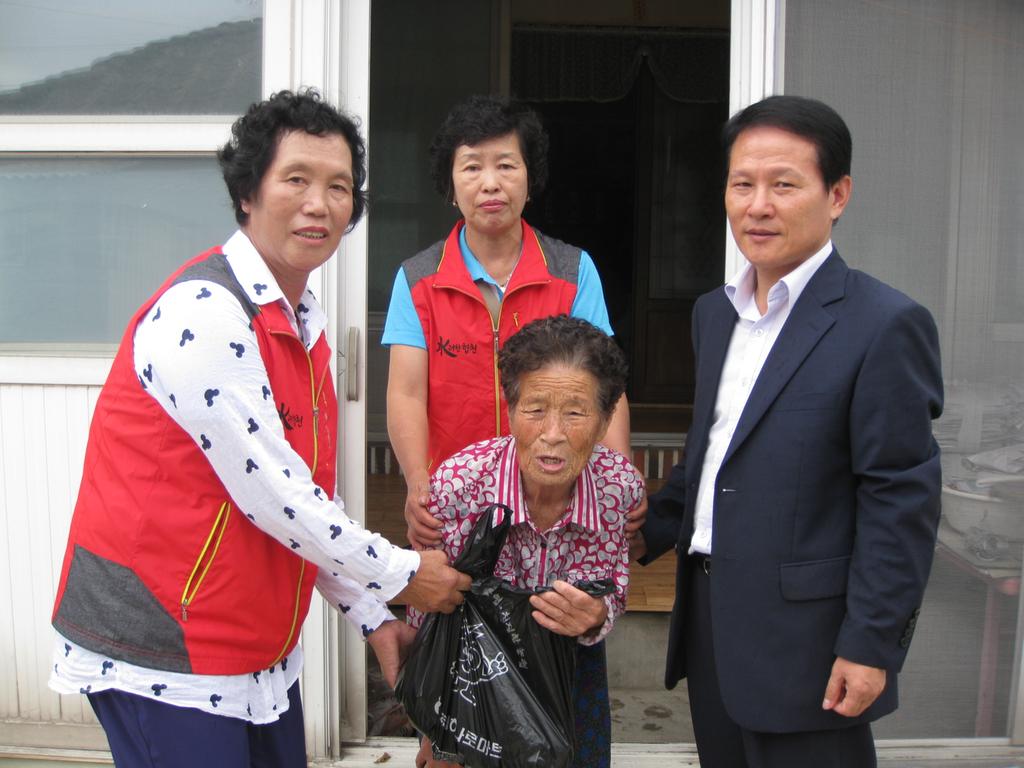 청덕면 자원봉사협의회, 추석맞이 밑반찬 전달