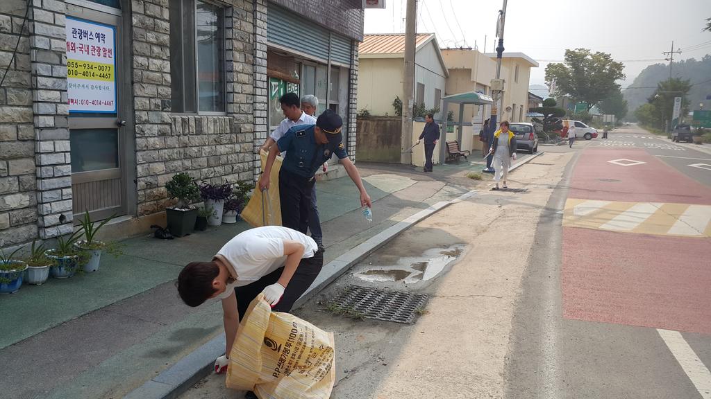 합천군 대양면 9월 정례 기관장회의, 현장 활동으로 대체  