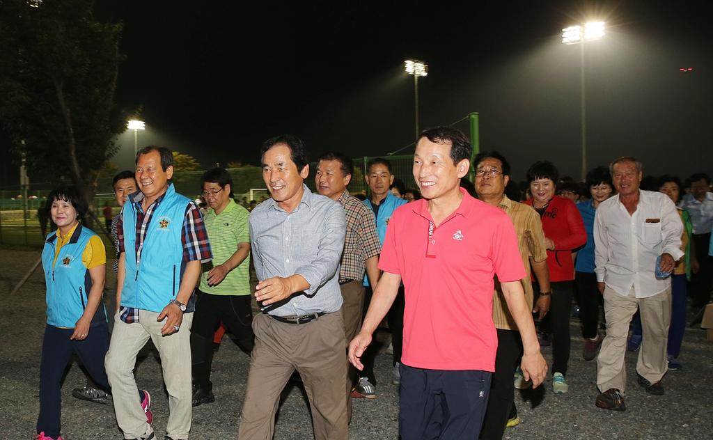 민주평통 합천군협의회, 평화통일기원 건강걷기행사 개최