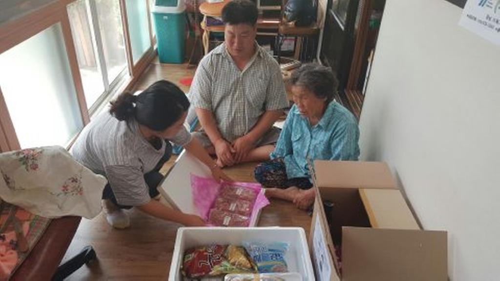 장애인복지관 합천분관, 장애인가정에 추석 제수용품 전달