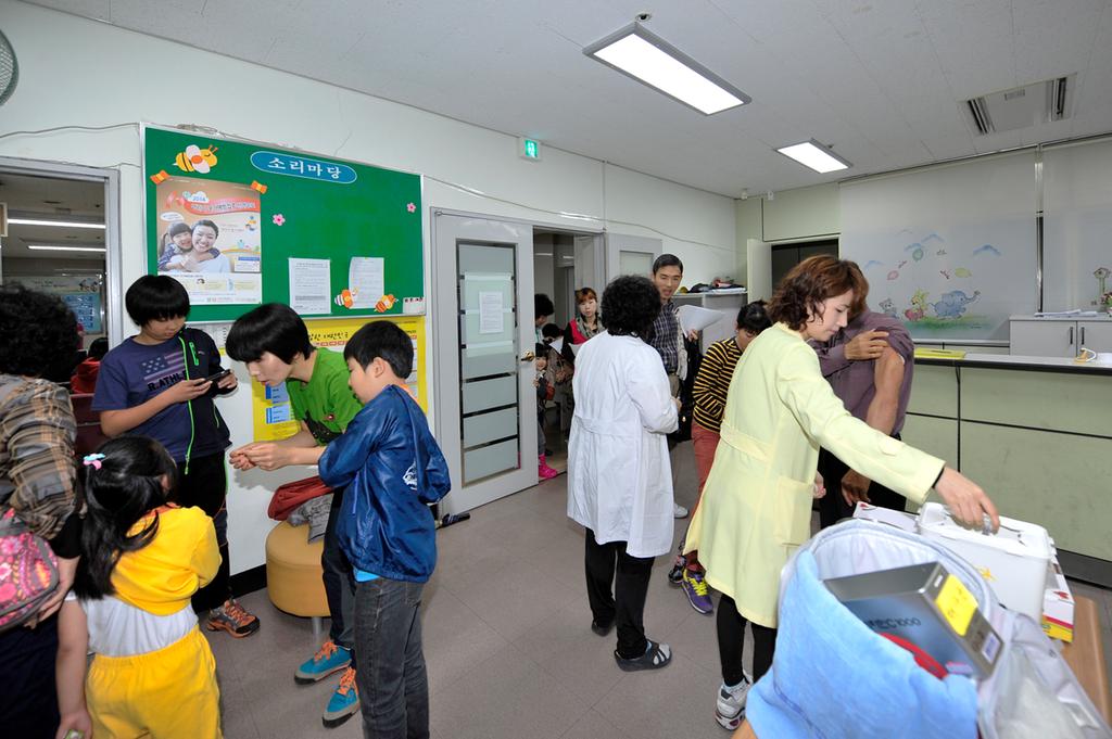 합천군 영유아 인플루엔자(독감) 무료접종 확대실시