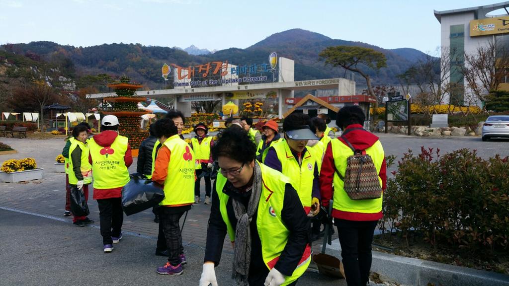 합천군 사랑의 열매 나눔봉사단, 환경정화활동
