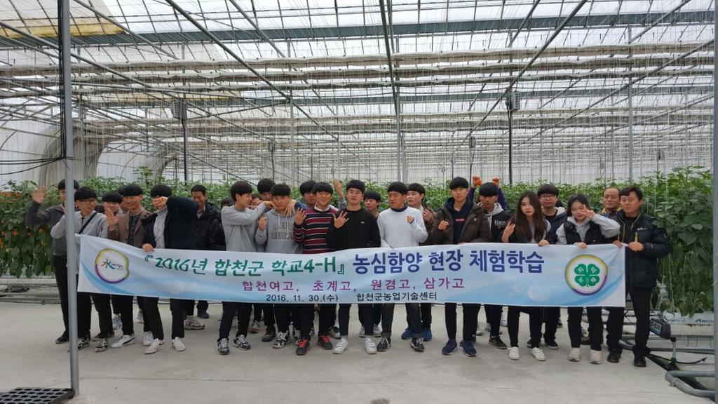 합천군 미래 주역 학생4-H, 희망으로 한 걸음 더