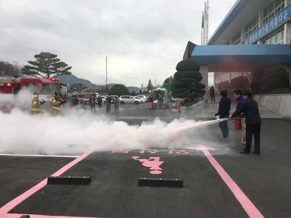 합천군, 2016년도 소방교육 및 합동소방훈련 실시