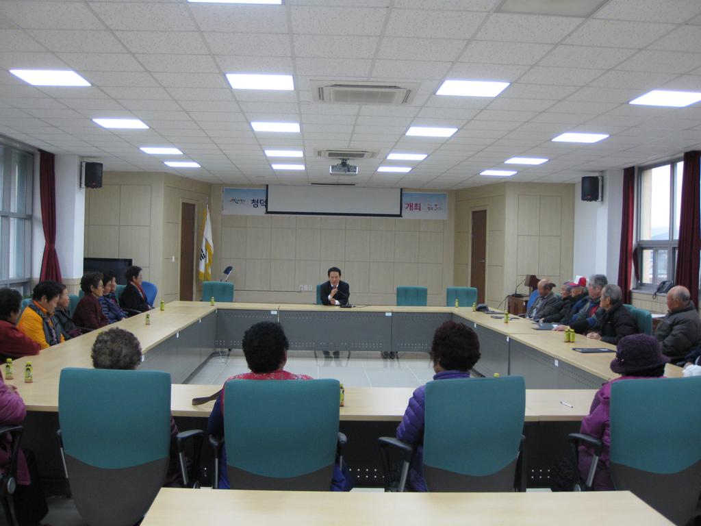 청덕면 노인사회활동지원사업 참여자 평가회 개최