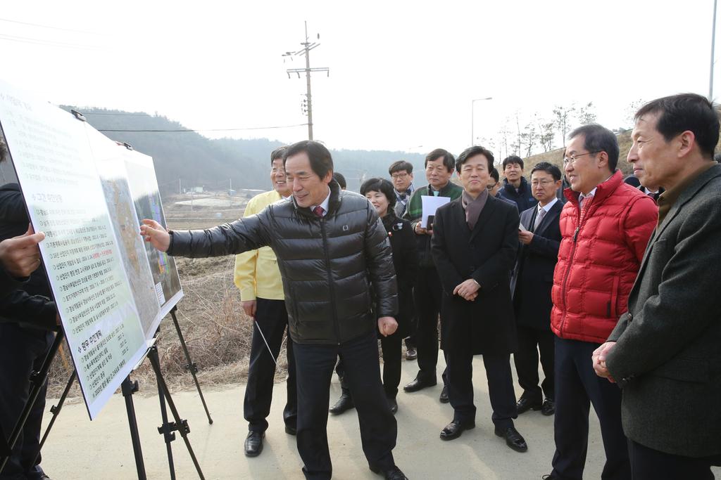 홍준표 도지사, 민생현장 및 주요 사업현장 방문