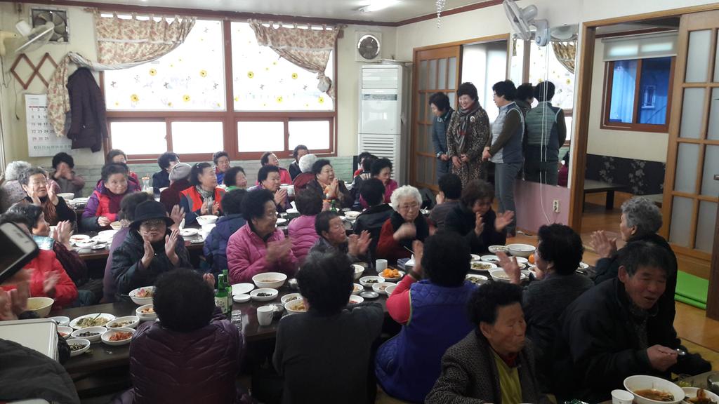 어려운 노인 일일 자녀하기 목욕봉사 실시 