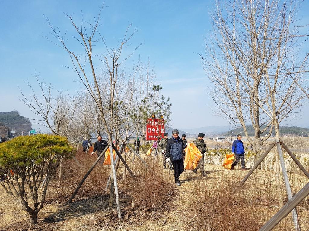 율곡면 봄맞이 환경정화활동 펼쳐