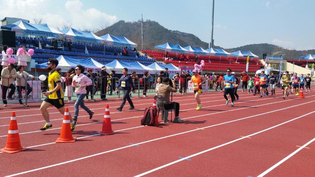 합천군 드림스타트, 가족과 함께 100리 벚꽃길 달리다