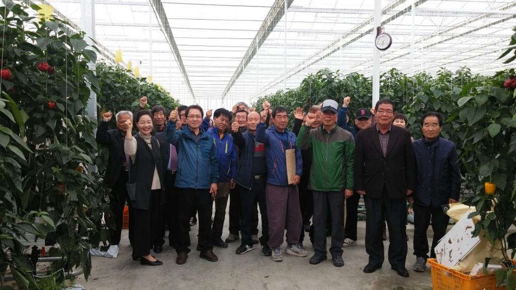 대양면 이장단, 가야산 별빛농장 현장체험 이장회의 개최